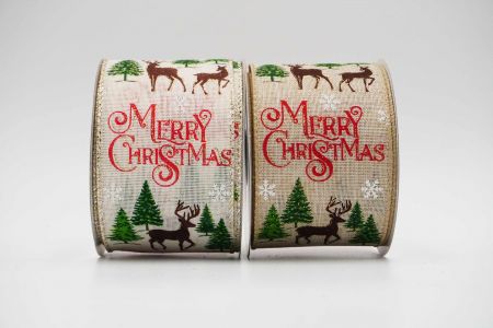 Merry Christmas Style Wired Ribbon_KF6587.KF6588